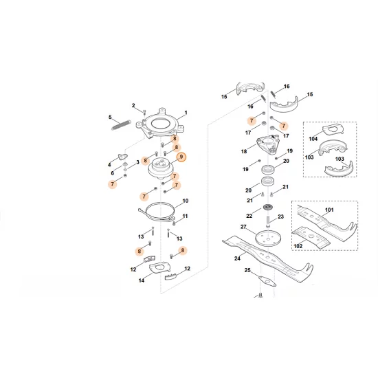 STIHL  Bęben sprzęgła 6107 160 2900